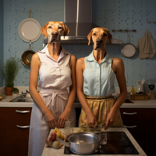 Art with Hidden Images of  Pets