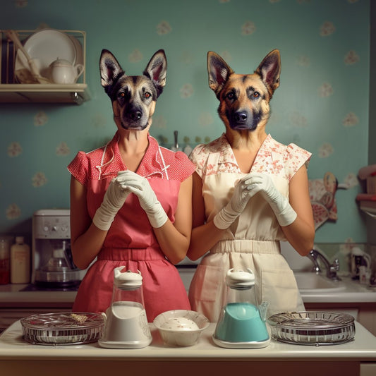 Large Wall Art Framed with  Dynamic Duo