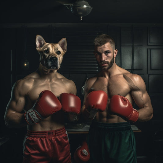 Pet Portraits Reimagined: Changing and Boxer's Photo to Art