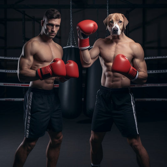 and Boxer Art Painting for Living Room