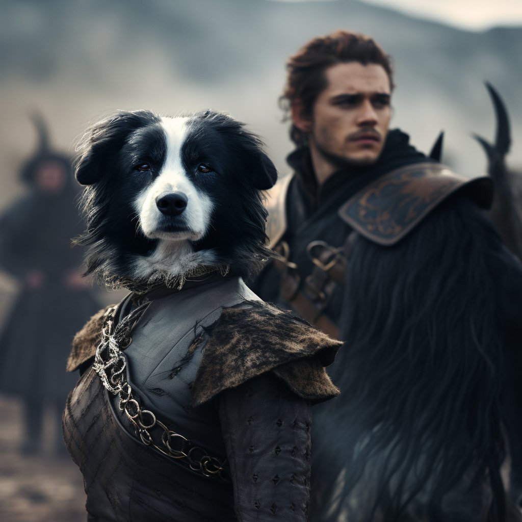 Anime Whiskers: Canine Charm in Animated Splendor