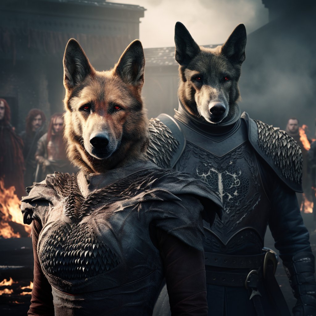 Vivid Canine Sketch: Colorful Paws on Paper Canvas