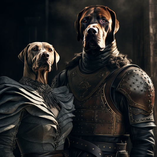 Paws and Portraits: Canine Renditions of Artistic Legacies