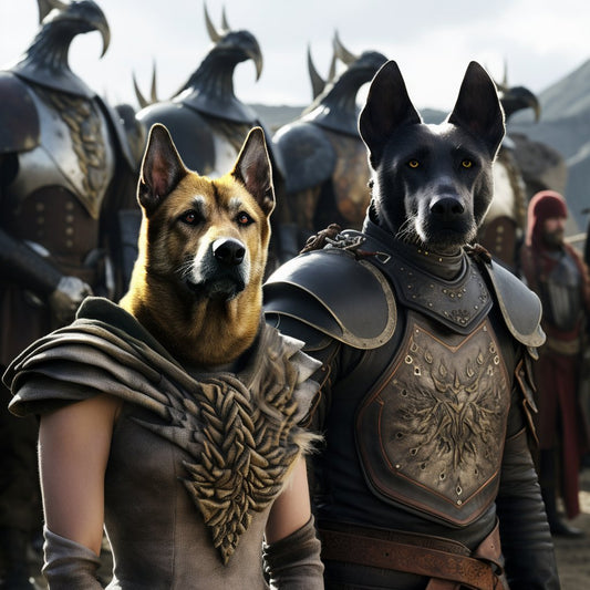 Canine Canvas: Artsy Splendor in Pet Portraiture