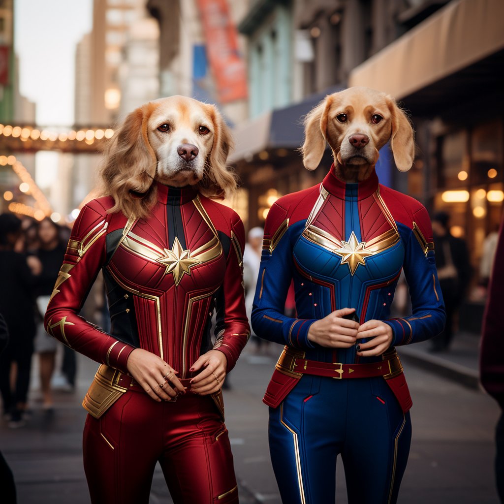 Dynamic Duo Delight: Dogs to Print and Color