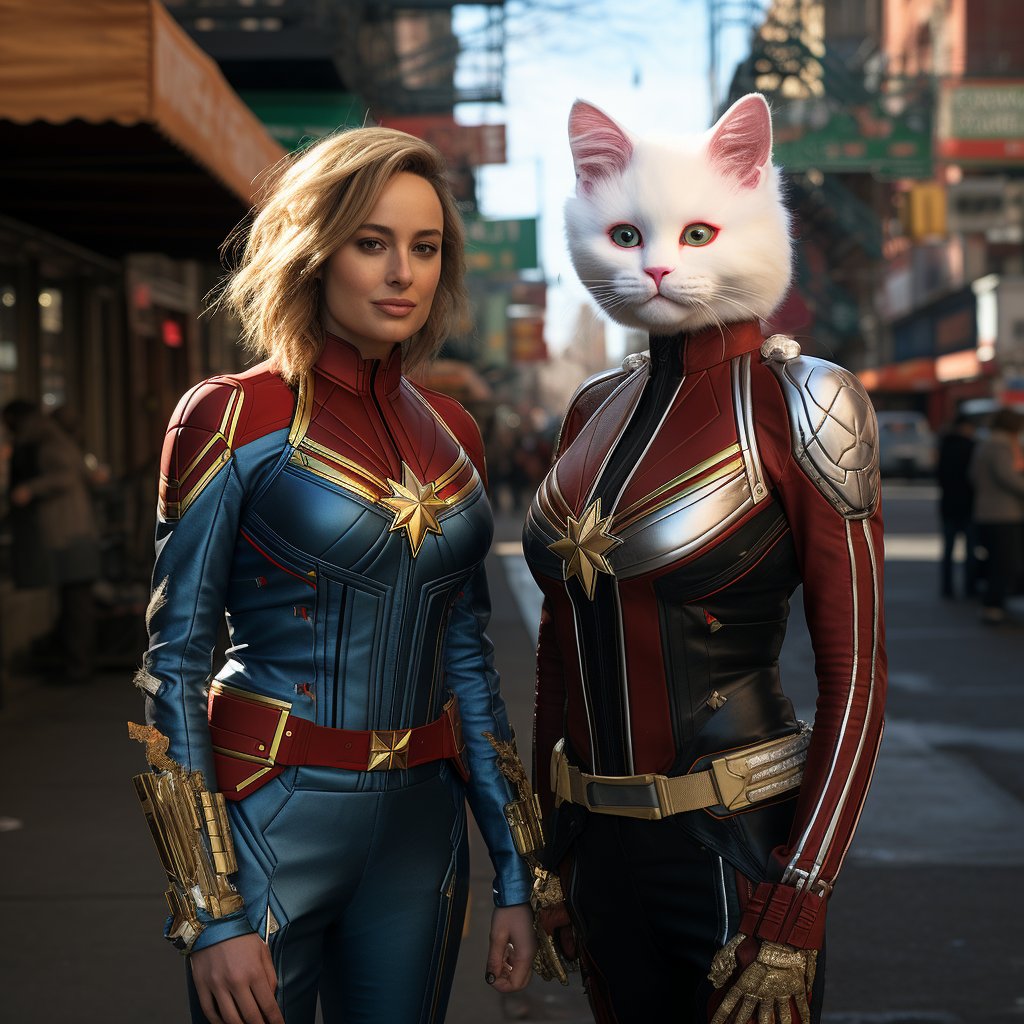 Empowerment Paws: Printer Dog Crafting Feminist Feline Art