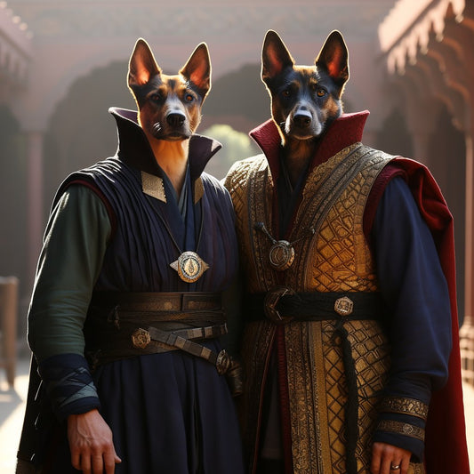 Pawsitively Yours: Custom Dog Paw Print Portrait