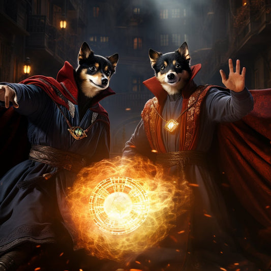 Mystical Marvels: Dr. Strange Inspired Pet Portrait Magic