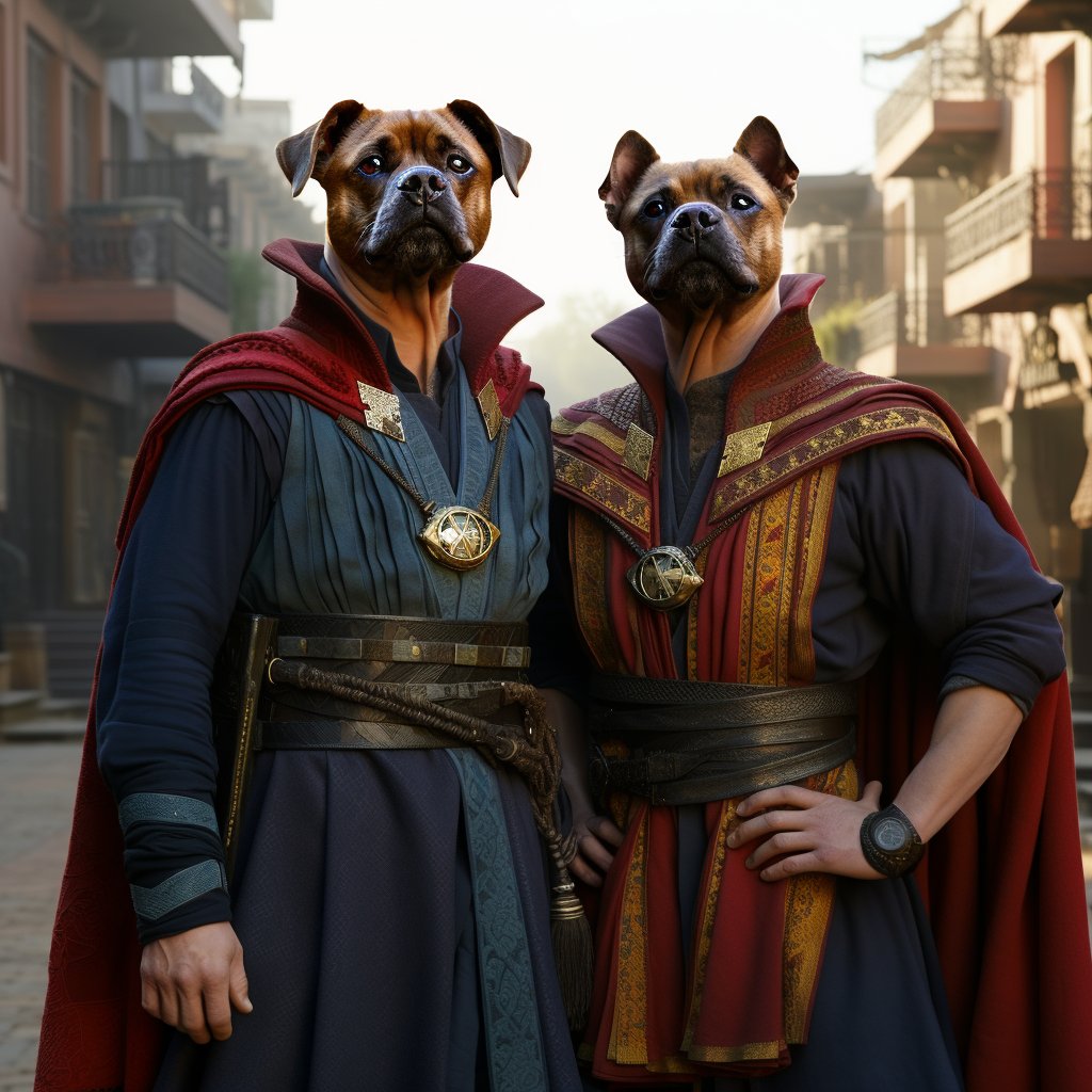 Superhero Sidekick: Elevate Your Pet with a Custom Canvas