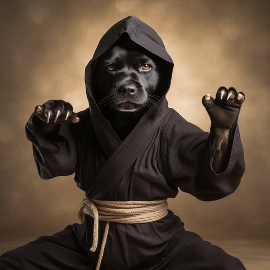 Ninja Pup Chronicles: Puppy Dog Pals Prints on Canvas