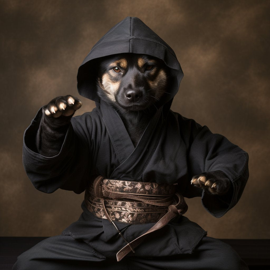 Delicate Impressions: Tin Dog Paw Print Custom Portrait