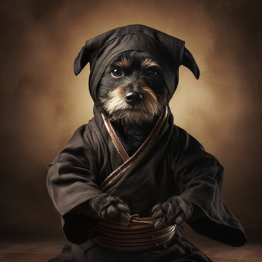 Backdrop of Ninja Adventures: Dog Portrait Backgrounds