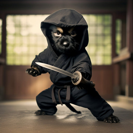 Majestic Ninja: Portrait of a Larger-Than-Life Canine