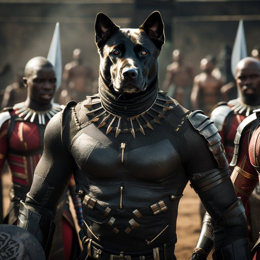 Dynamic Duo: Dog and Owner Portrait Unleashed