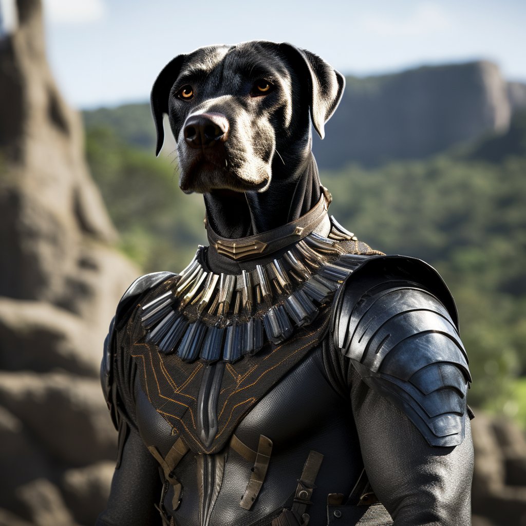 Etsy Elegance: Personalized Marvel Pet Portraits