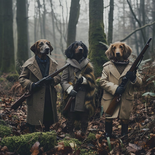 Baroque Canine Elegance: 18th Century Dog Portraits Reimagined