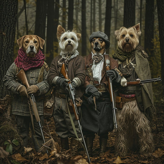 Majestic Brushstrokes: Dog Oil Painting Portraits of the Modern Hunter