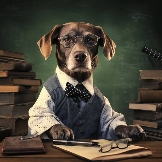 A Classroom Chronicle: Custom Made Dog Portraits for the Pawsome Educator