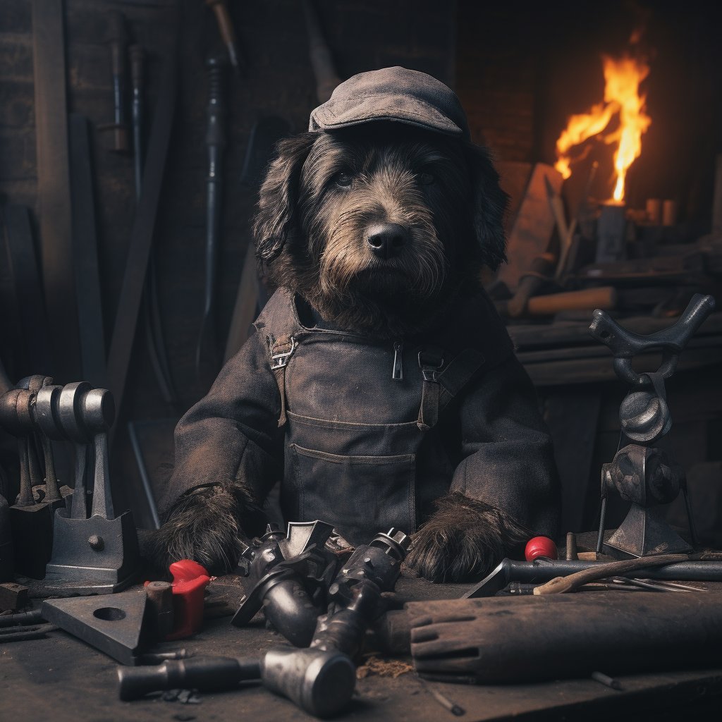 Ironclad Elegance: Personalized Dog Collars Inspired by Metalwork