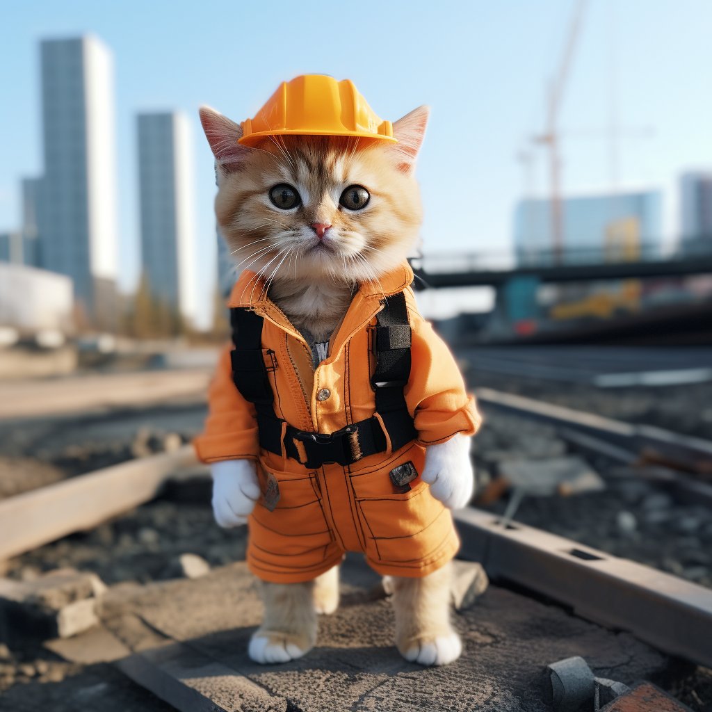 Architectural Remembrance: Dog Memorial Frame in Civil Engineer's Embrace