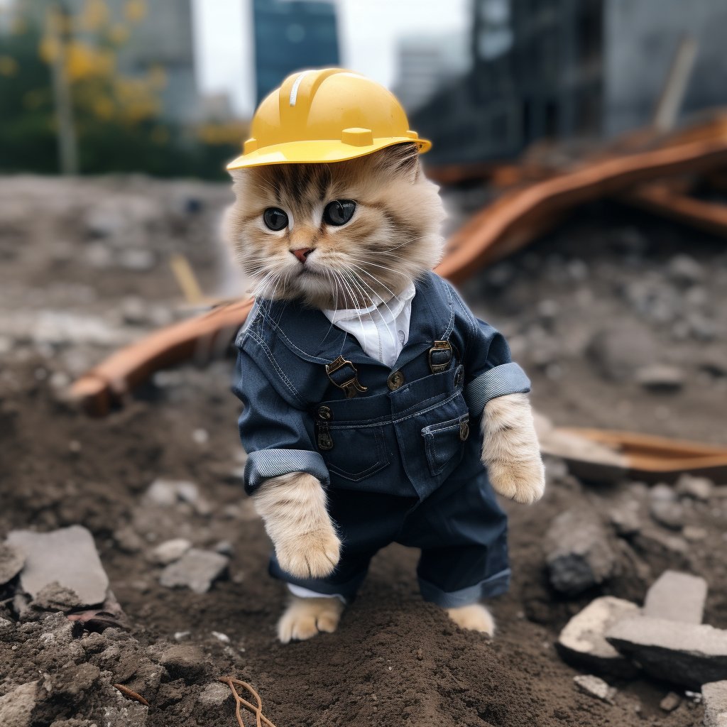 Tribute in Steel: Personalized Pet Loss Gift with Civil Engineer's Elegance