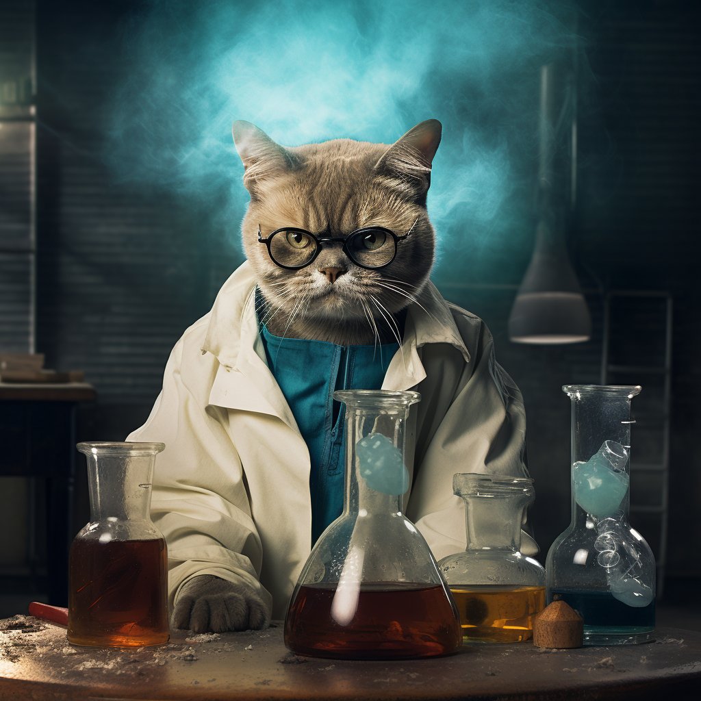 Pawsitively Hilarious: Dog Dad Cosplay Canvas Portrait