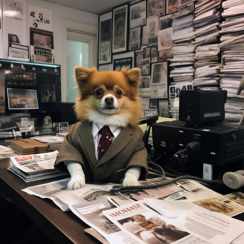 Front Page Flair: Gifts with Your Pet's Portrait for the Journalistic Enthusiast