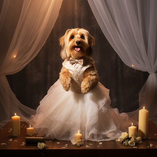 Floral Whispers of Remembrance: Pet Tribute Canvas
