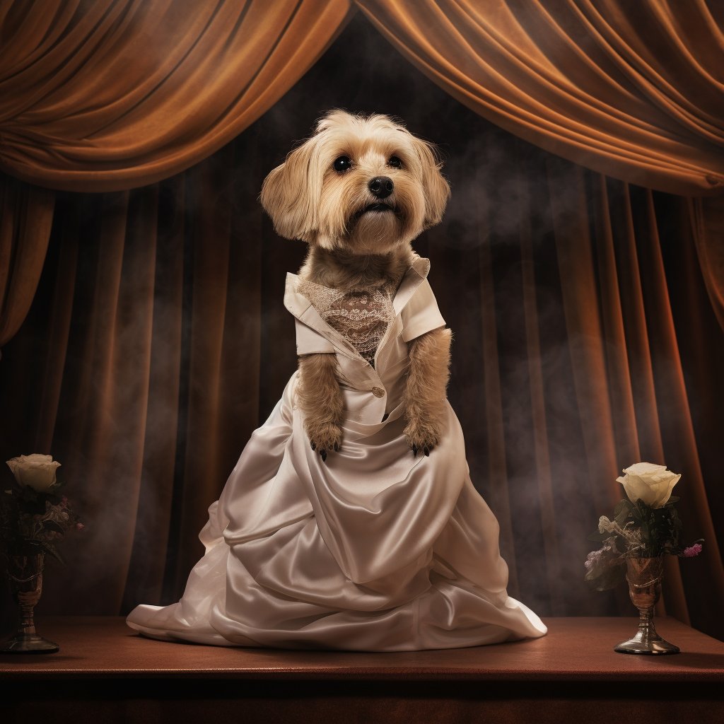 Bridal Keepsake Whispers: Pet Memories Canvas