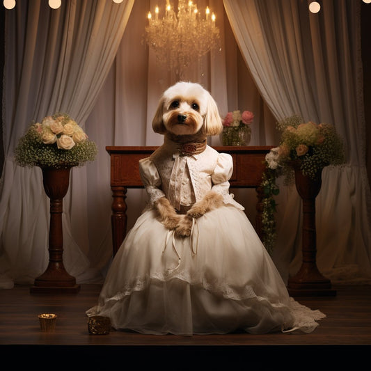 Forever Pawprints: Bridal Remembrance Canvas Gidt