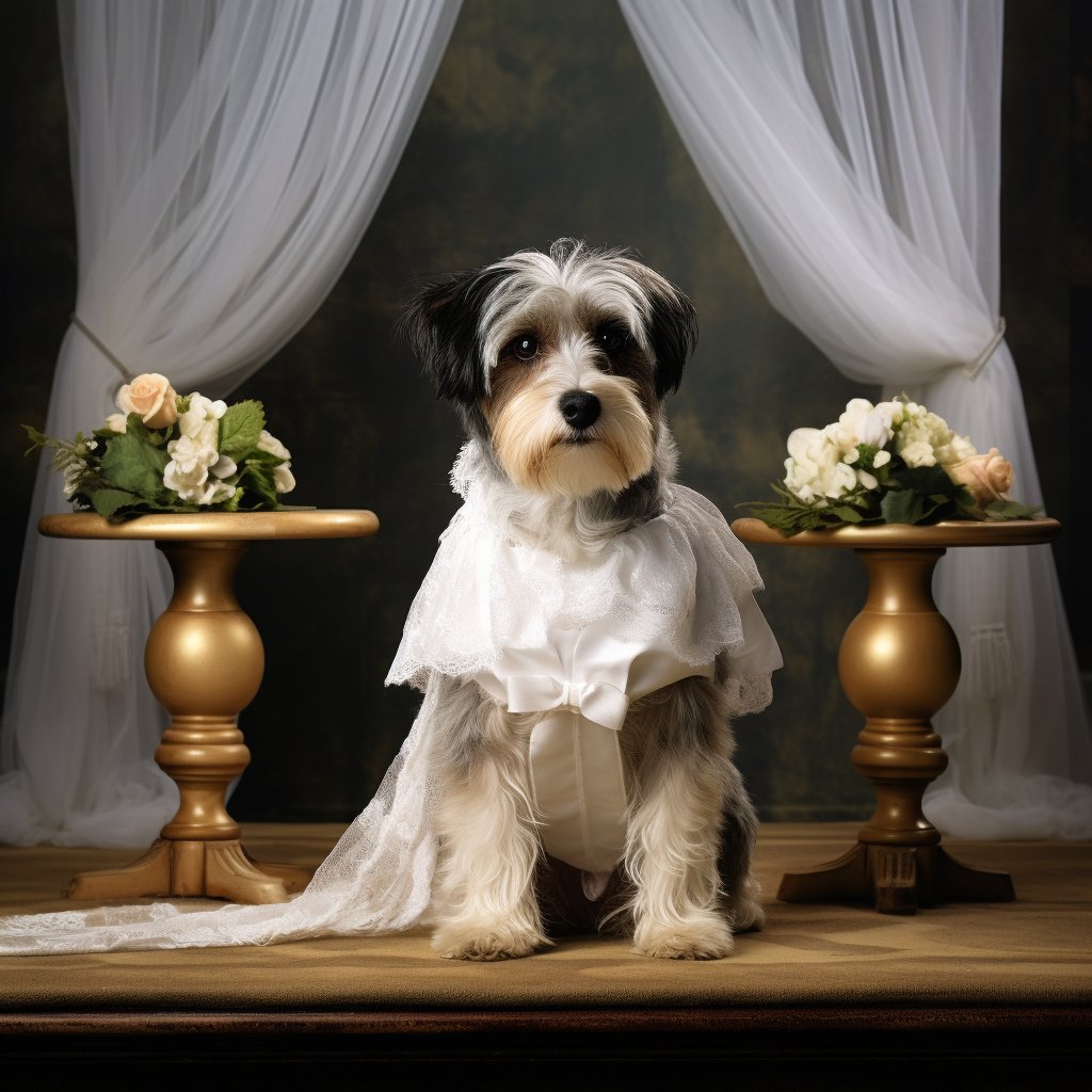 Great Grooming in Bridal Bloom Canvas