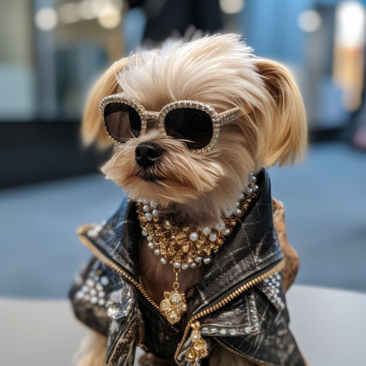 Dad's Fashionable Best Friend: Pet Dad Canvas