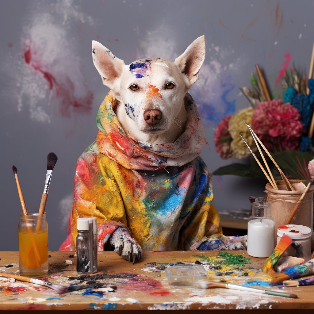 In Loving Memory: Pet Memorial Canvas Portrait