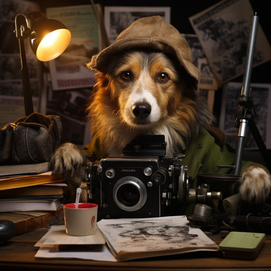 Canine Creativity Unleashed: Director's Vision Canvas