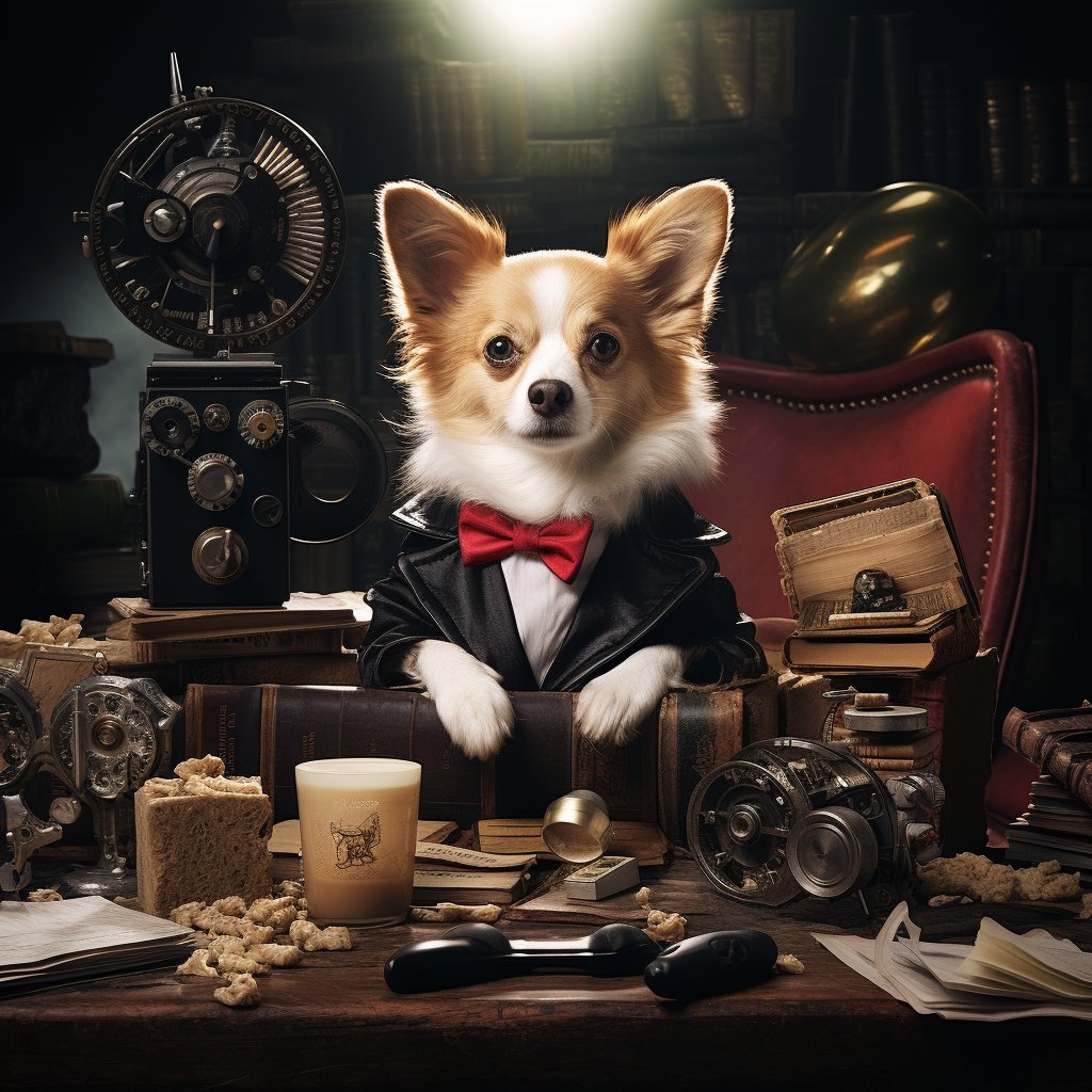 Paw-liday Extravaganza: Director's Festive Canvas