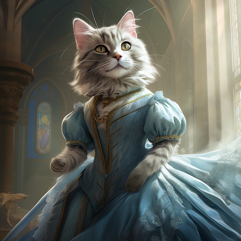 Regal Whiskers Wonderland: Personalized Pet Christmas Ornaments Fit for Royalty