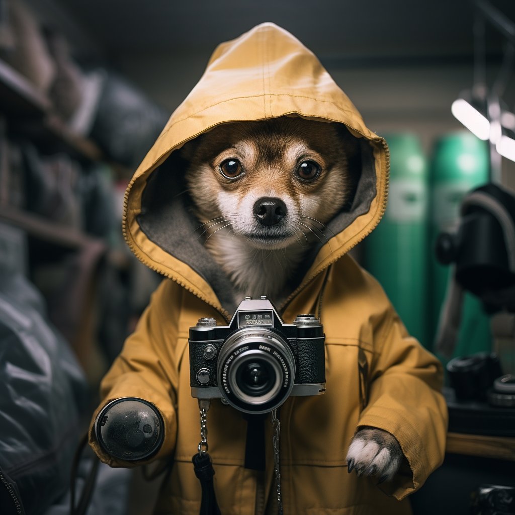 Hot Dog Fanfare: Canine Charisma Unleashed