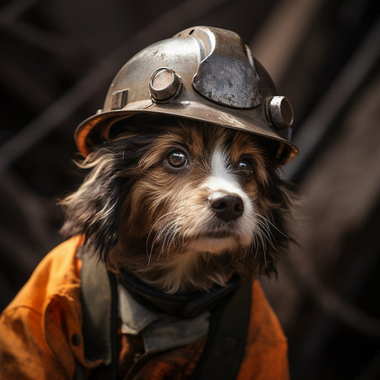 Steelworker's Pride: Ornaments Tailored for Your Furry Hero