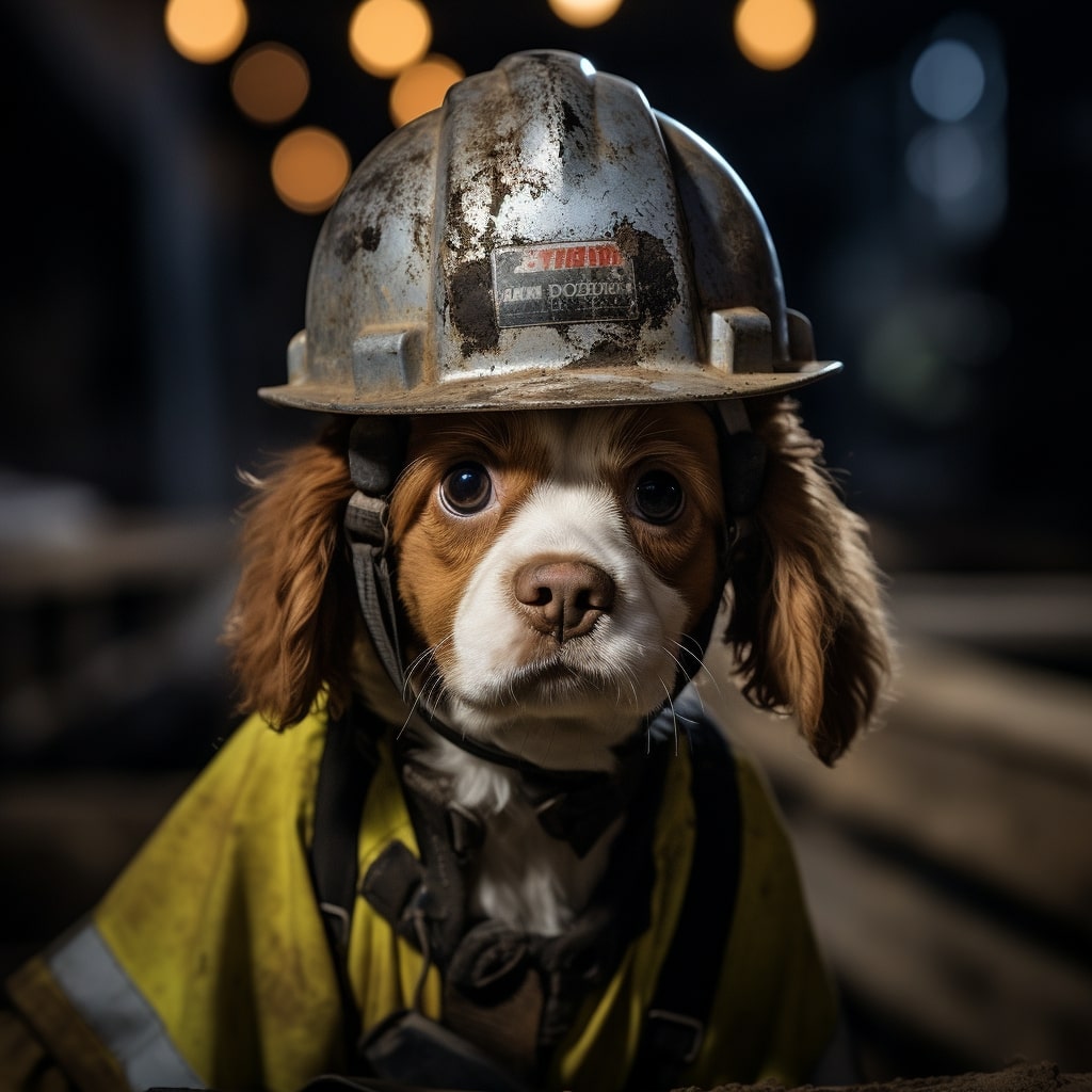 Steelworker's Retreat: Furniture-Style Crate for Your Mighty Companion