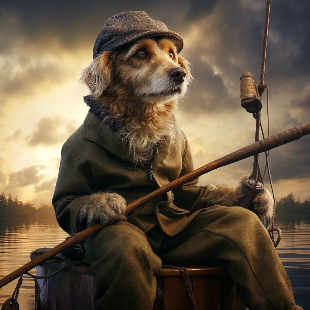 Personalized Perfection: Lakeside Pet Decorations Portrait