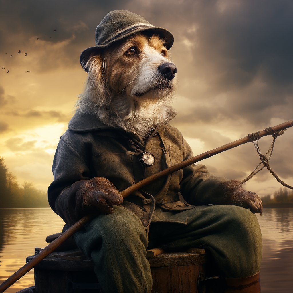 Paw-some Portrait Setting: Dog Photo Backdrop Paradise