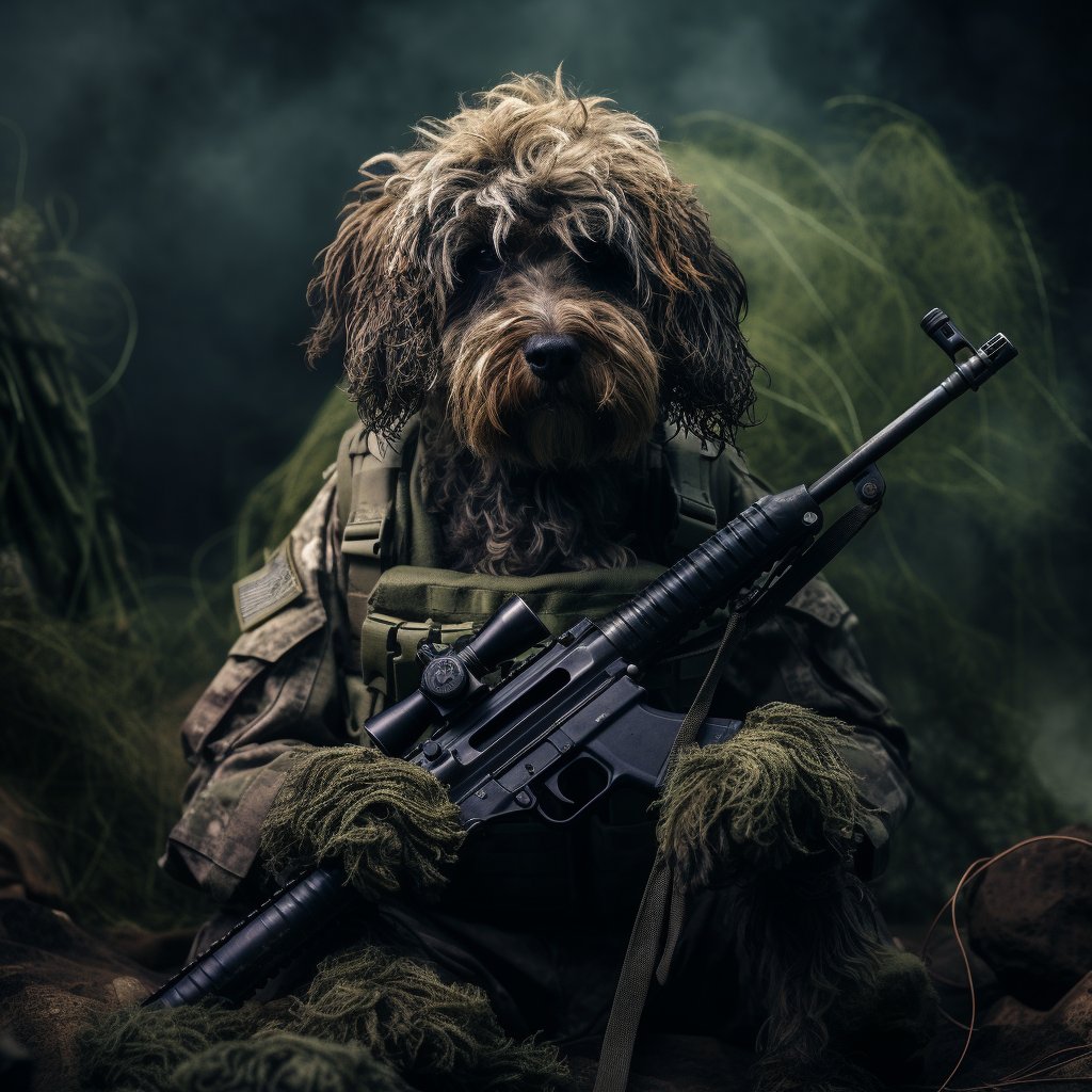 Solo Warrior Chronicles: Personalized Pet Combat Canvas