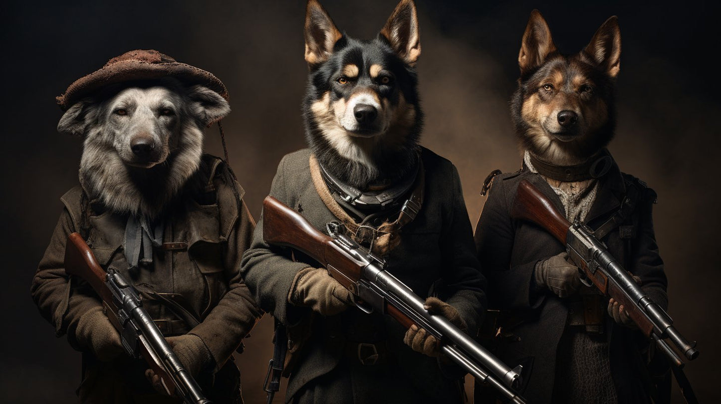 Sharpshooter's Charm: Puppy Pawprint Ornament