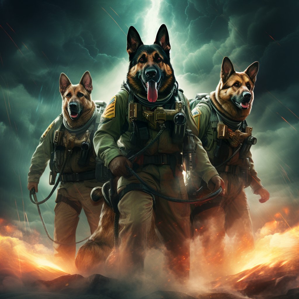 2024 Spectral Snapshot: Ghostbuster Dog in Photo Ornament