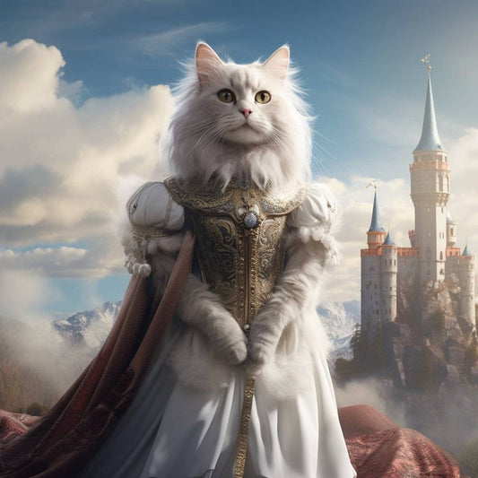 Captivating Love: Princess-Themed Pet Portraits for Your Boyfriend