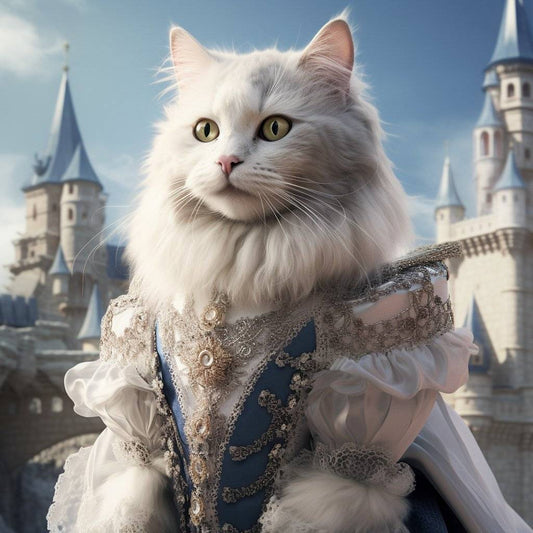 Royal Love: Unique Pet Portraits for Your Beloved Husband