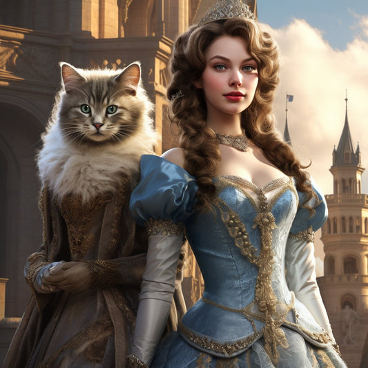 Enchanting Elegance: Custom Pet Portrait - Perfect Mum Birthday Gift