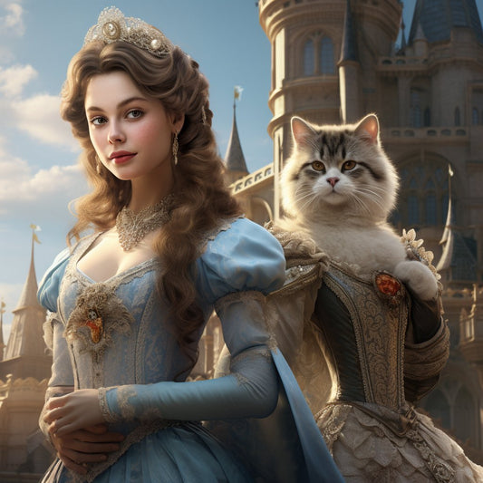 Modern Elegance: Personalized Pet Portraits for Young Women