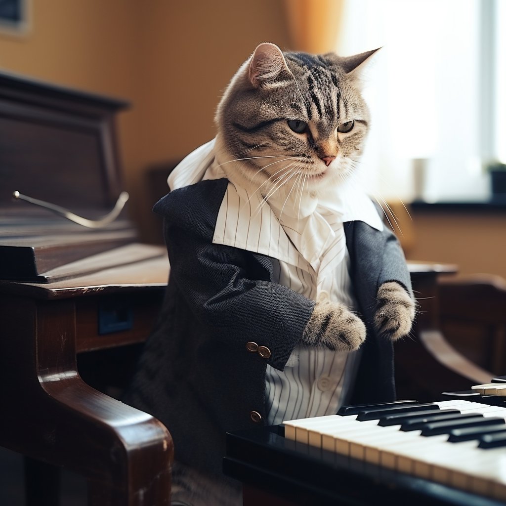 Symphony of Love: Custom Pet Canvas Portraits for Dad