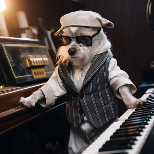 Serenade of Love: Unique Pianist Pet Portraits for Her